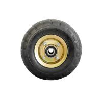 厂家直供 350-4 橡胶实心轮胎 工具车轮胎 手推车轮胎 10寸橡胶轮