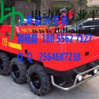 上海韵兴智能遥控灭火机器人  消防救援灭火机器人  多功能灭火消防车  轮胎型和履带型两种行走机构