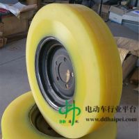 【浩铭】江苏厂家现货 高强度大型耐磨轮胎 聚氨酯轮胎 全电动叉车聚氨酯轮子 价格优惠