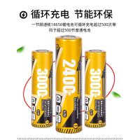 18650锂电池3.7v 1800-3400毫安尖头锂电池 平头手电筒电池现货