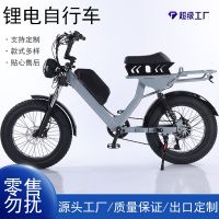 锂电电动车自行车20寸铝合金雪地镂空车圈雪地骑行脚踏锂电电动车